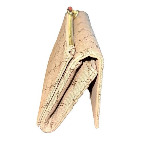 NWT Nine West Status Logo Wallet on a String - Khaki/Gold - Picture 7 of 9